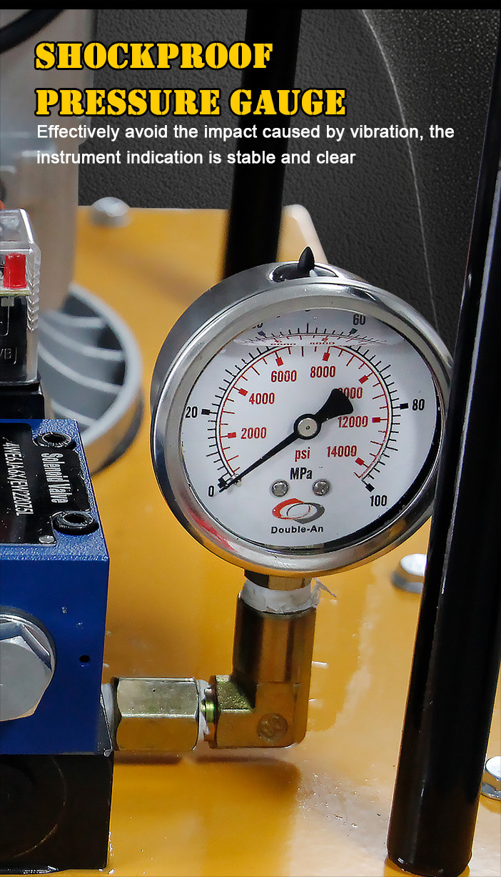 db150 z3 electric pump high pressure 700 bar three action hydraulic power pack-4