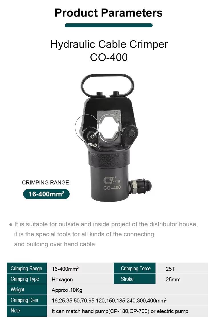 fyq 400 hydraulic crimping tool for cable terminal-1