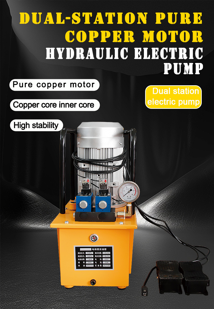 db150 z2 1500w high pressure hydraulic electric pump double acting-1