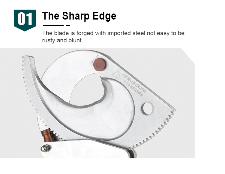 xd 130a mechanical cable scissors ratchet cable cutter-5
