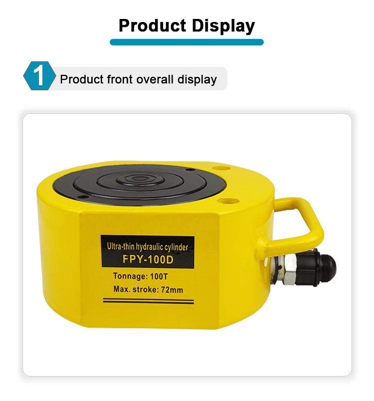 fpy 100d 100ton single acting multistage hydraulic cylinder price-5