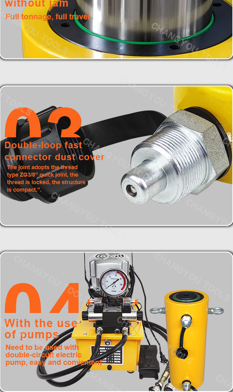 rr 50200 50ton two way cylinder hydraulic jack-8