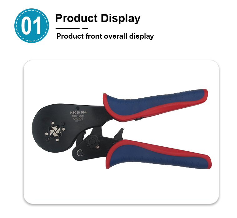 hsc10 16 4a 008 16mm2 26 5awg hand crimping pliers crimper tool end sleeve connectors precision electrical clamps-4