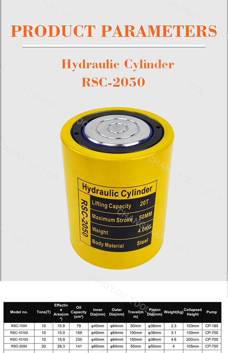 rsc 2050 20 tons hydraulic jack cylinder-1