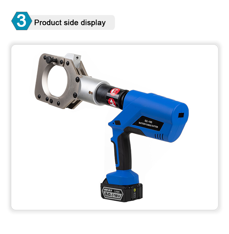 ez 105 cordless battery powered hydraulic cable cutter 105mm-6