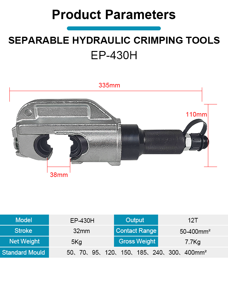 ep 430h hydraulic crimping tool 50 400mm-1