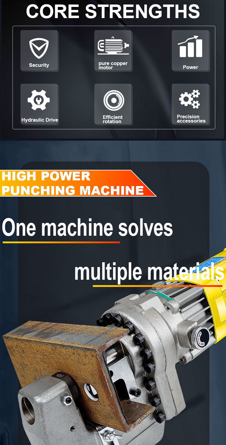mhp 20 12 horsepower electric hydraulic hole puncher-2