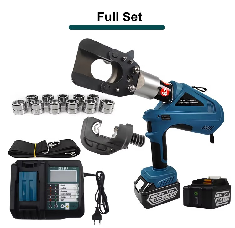 55 cutting crimping 2 in 1 battery electric powered hydraulic tool-3