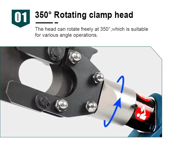 40 cutting crimping 2 in 1 battery electric powered hydraulic tool 40mm cable cutter-6