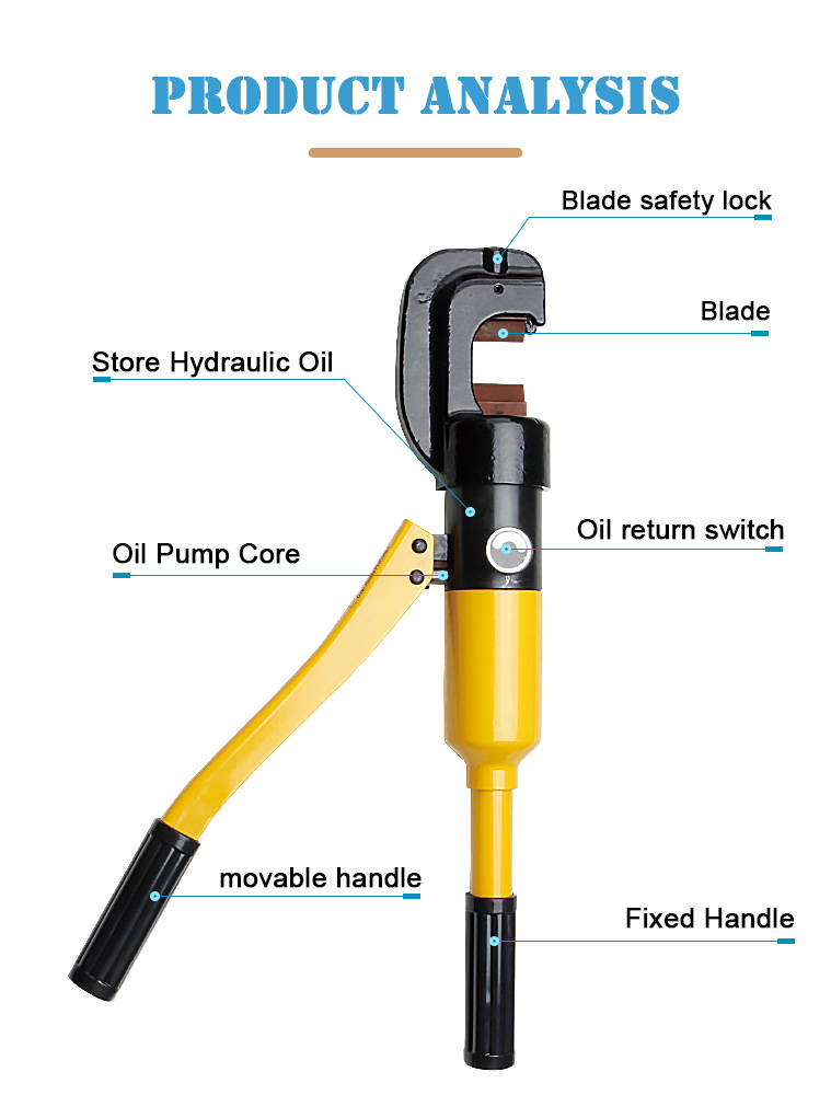 sc 25 manual hydraulic rebar cutter efficient hydraulic tools for cutting-2
