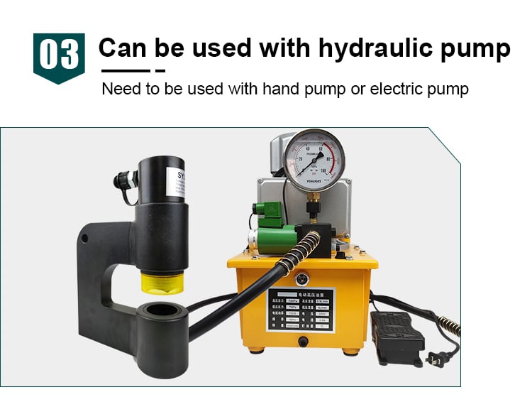 syd 50 portable hydraulic hole digger for stainless steel plate-6