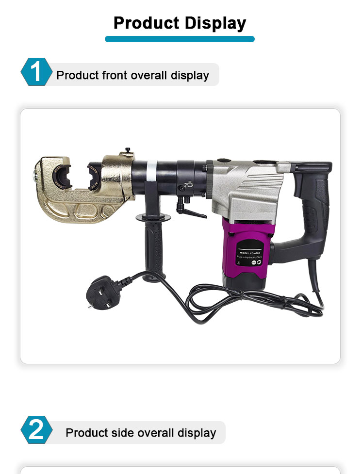 lz 400c hydraulic cable hoisting lug crimp voltage tool for aluminum copper-4