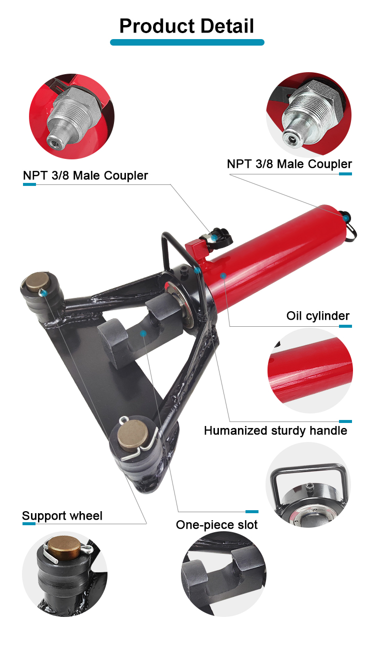 rb 40 portable hydraulic steel bar bending machine handheld rebar bender-2