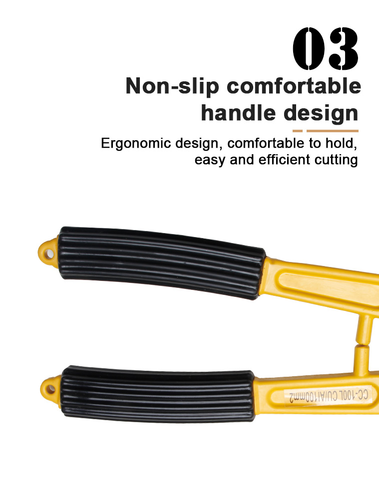 cc 100l ratchet cable cutter 100mm2 hand tools product-10