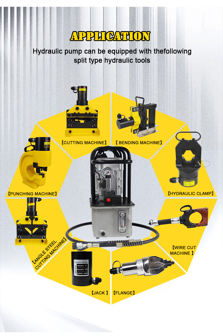 mer 218eb electric oil pump factory 700 bar high pressure hydraulic pump 075kw portable machining post tensioning applications-7