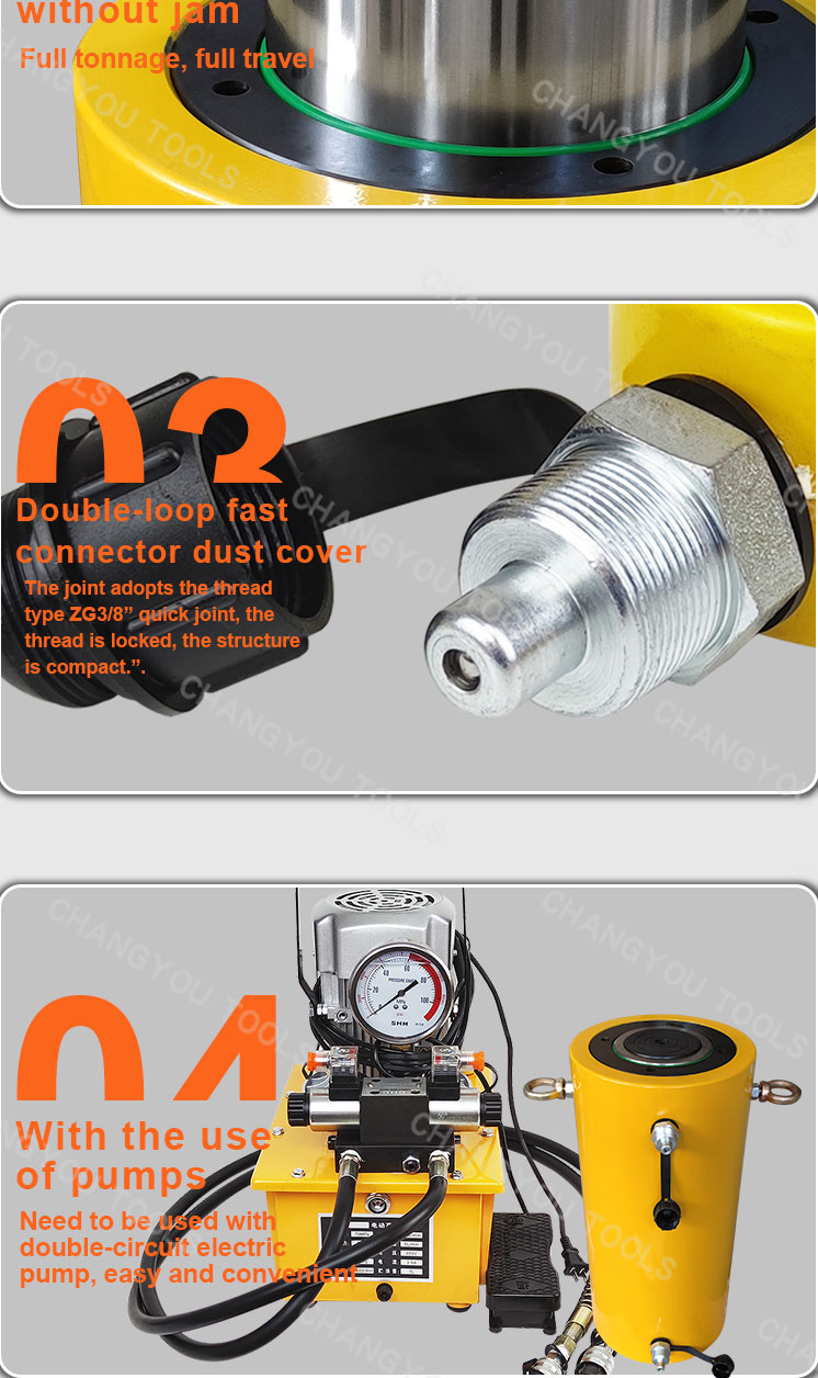 rr 150300 double acting two way cylinder hydraulic jack-8