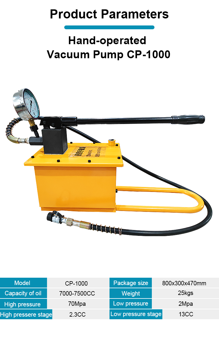 cp 1000 hot selling hand pump single acting high pressure pump-1