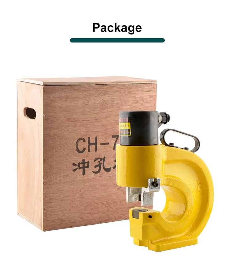ch 70l hydraulic hole punching tool puncher iron metal copper punch driver-9