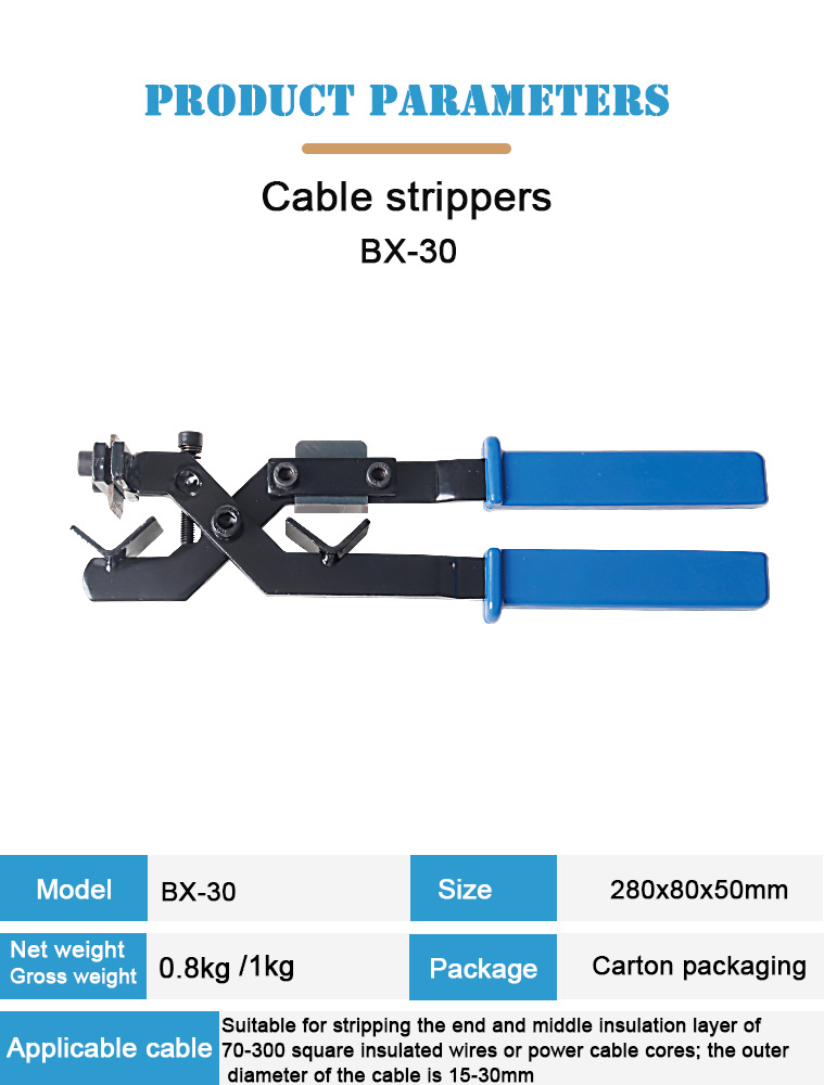 bx 30 wire stripping plier peeling knife-1