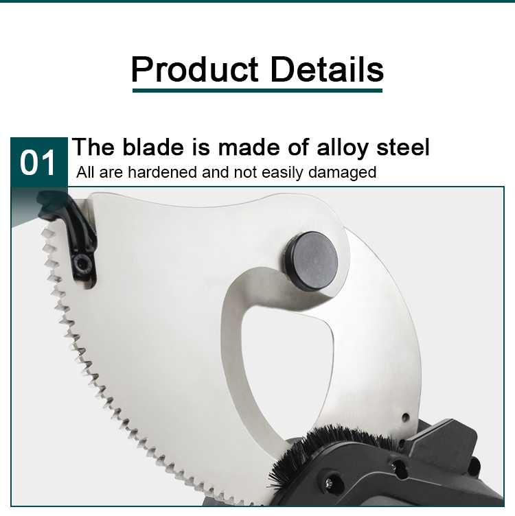 ec 50m battery powered electric ratchet cable cutter for armored cable acsr339-5