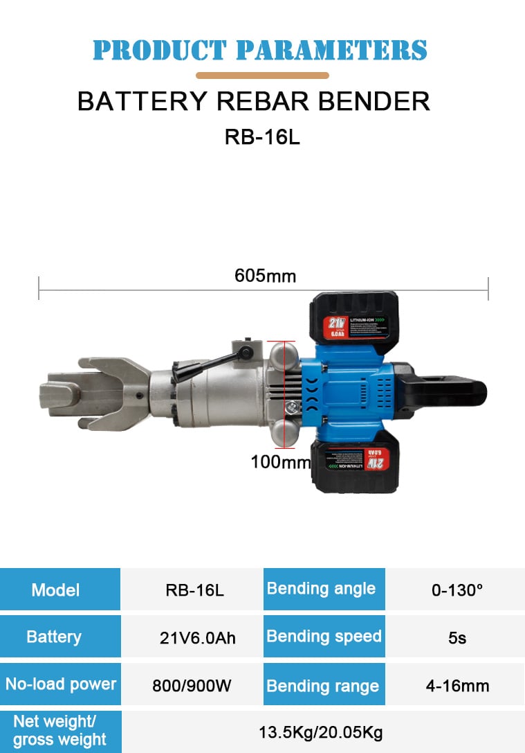 rb 16l battery rebar bender-1