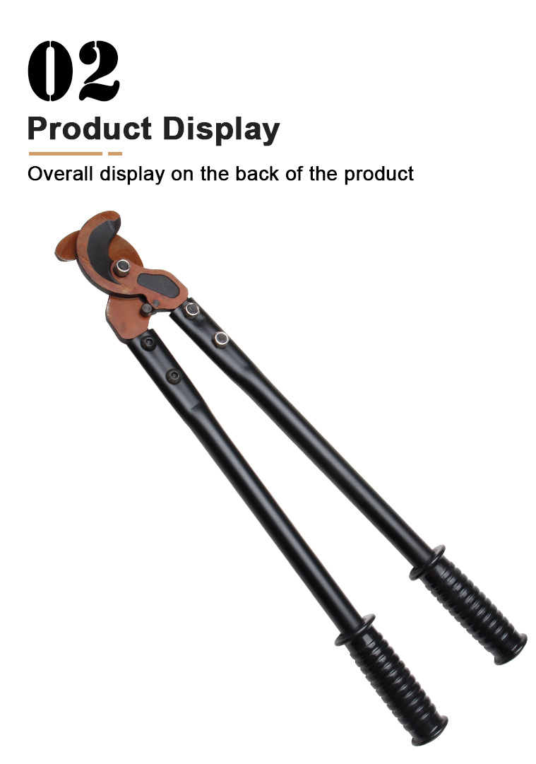 lk 250 ratchet cable cutter 250mm2 t-6