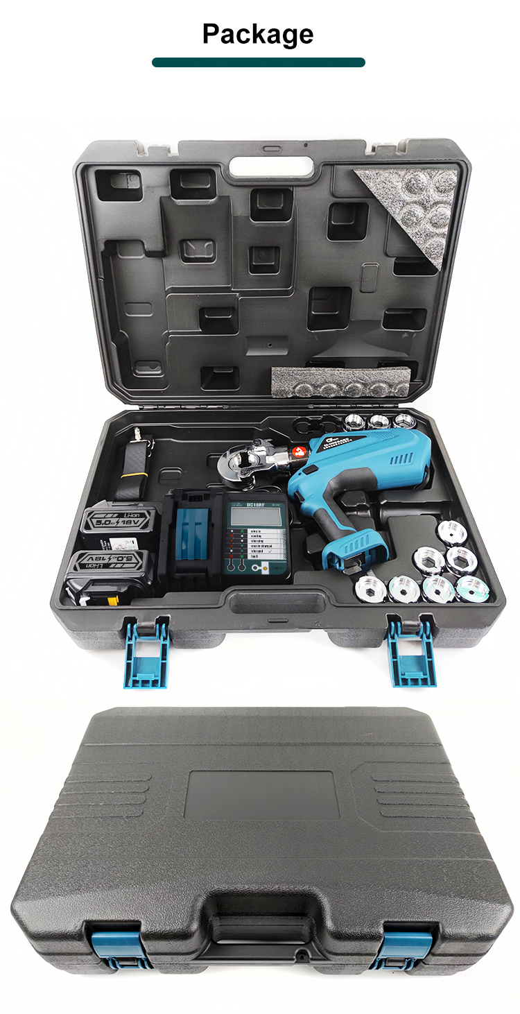 6t 300mm electric battery powered cable hydraulic crimping tool ez 300-11