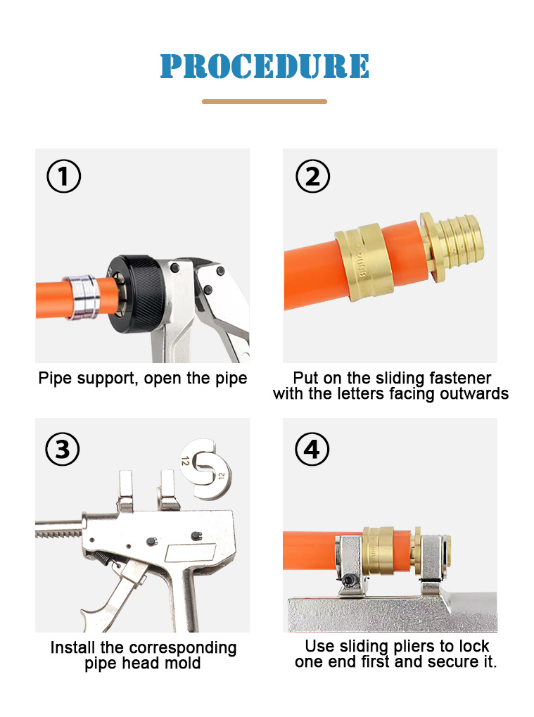 ld 1225 mechanical pipe pressing tool hand pipeline tool copper aluminum tube hydraulictube pex tool-5