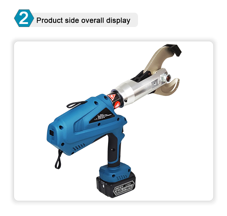 ez 65c cordless battery powered hydraulic cable cutter for dia 105mm armoured cable-6