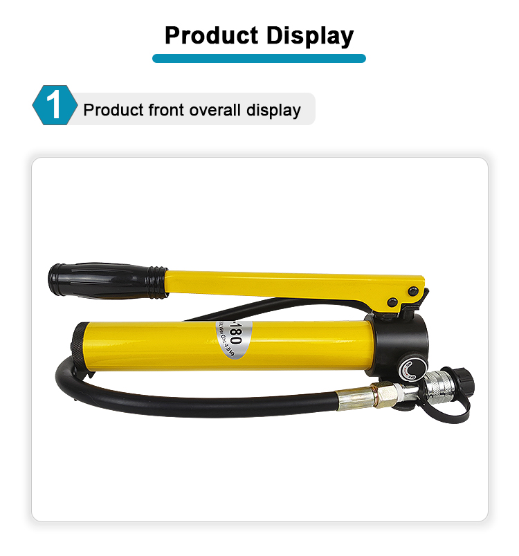 portable cp 180 hydraulic metal manual pump 700 bar high pressure oil pumps food water processing motor power supply machining-4