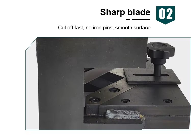 cac 75c hydraulic angle iron cutting machine hydraulic angle steel processing machine can be cut triangle and rectangle-4
