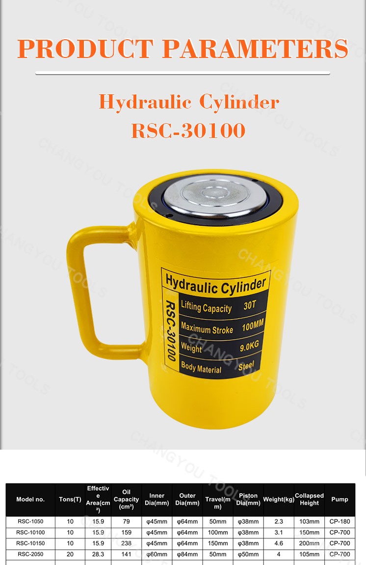 rsc 30100 30 ton hydraulic cylinder ram-1