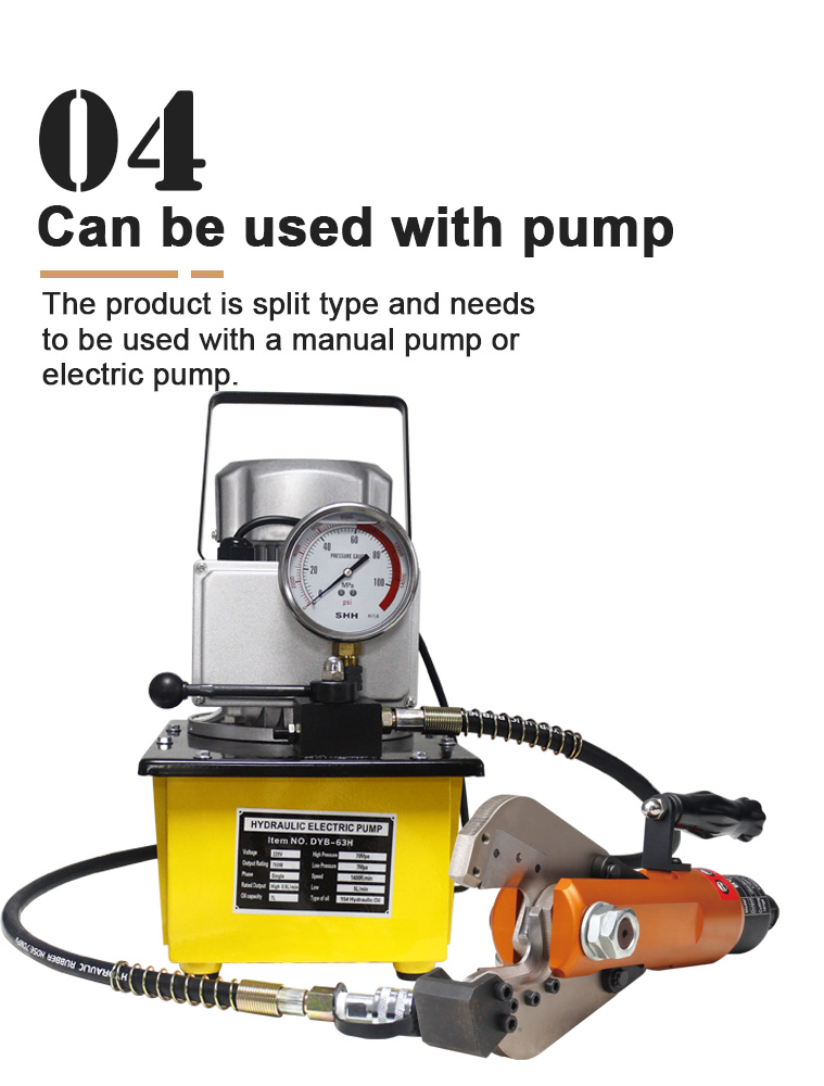 bc 40c hydraulic cable cutter acsr cable cutter-8