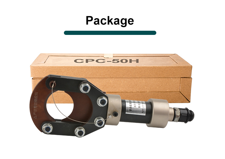 cpc 50h hydraulic manual separate unit aluminum cable cutter for armoured and copper cable-9
