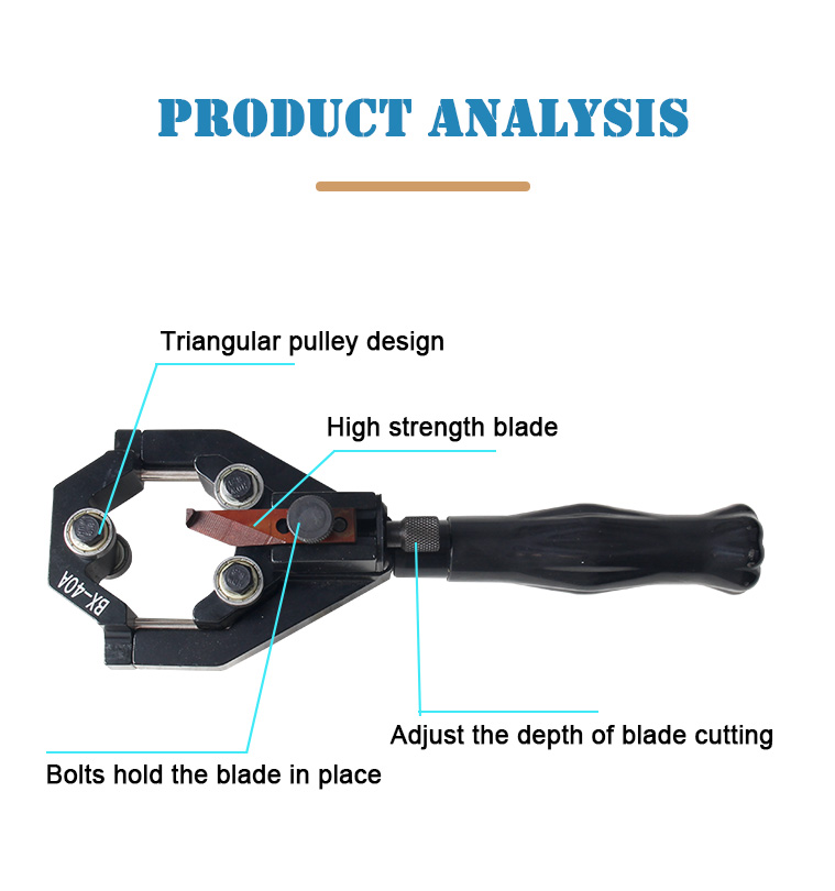 bx 40a cable knife stripping tools wire stripper-4