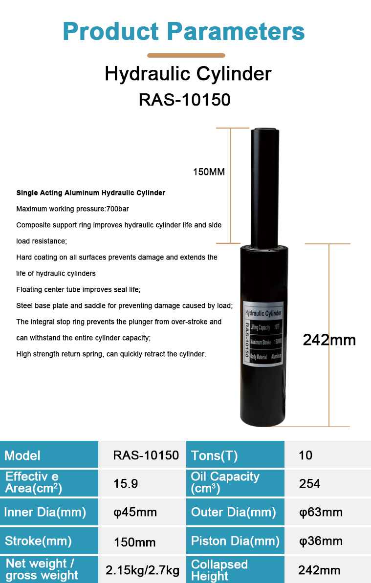 ras 10150 long stroke portable aluminum hydraulic jack-1