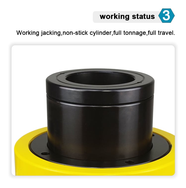 hollow hydraulic cylinder rch 10075 hydraulic pressing machine hollow hydraulic jack-10