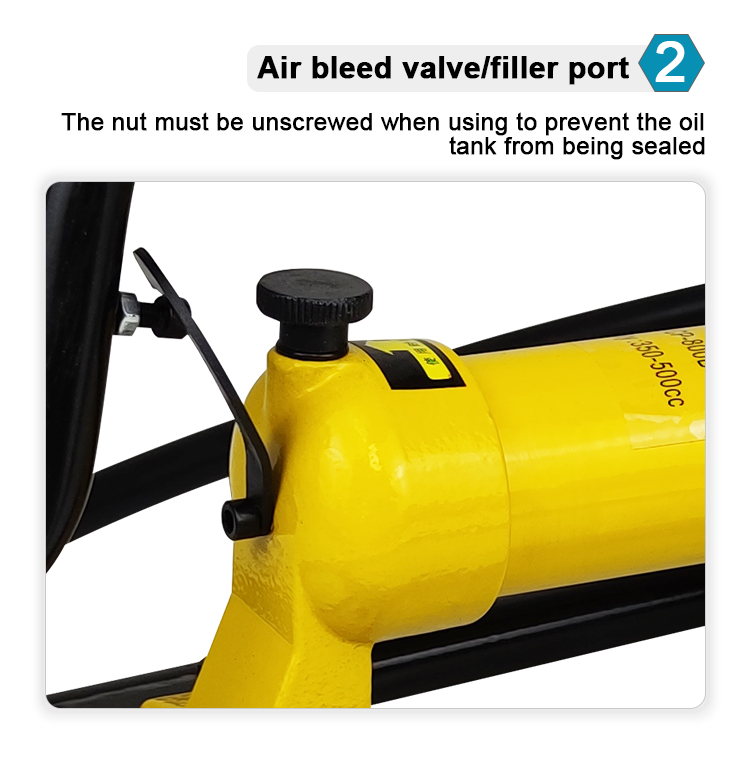 cfp 800 portable hydraulic foot pump 700bar high pressure metal construction for industrial oil transfer oem support-8