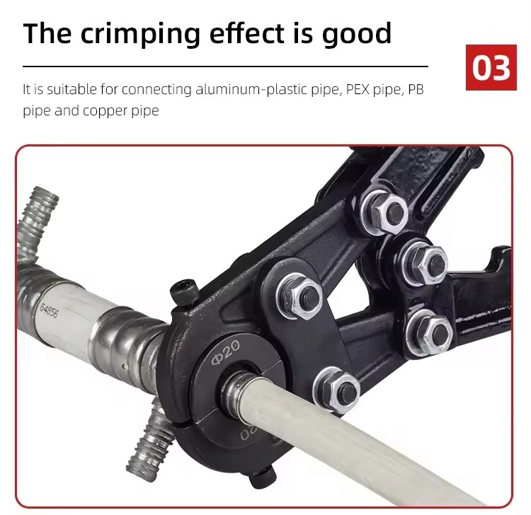 cw 1625 manual pex pipe fittings crimping tool sets-6