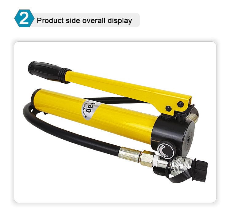 portable cp 180 hydraulic metal manual pump 700 bar high pressure oil pumps food water processing motor power supply machining-5