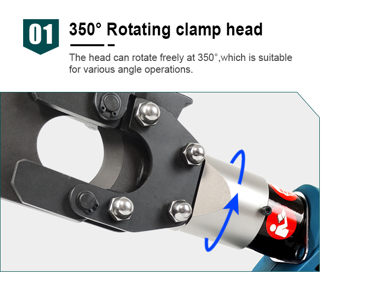 40 cutting crimping 2 in 1 battery electric powered hydraulic tool 40mm cable cutter748-6