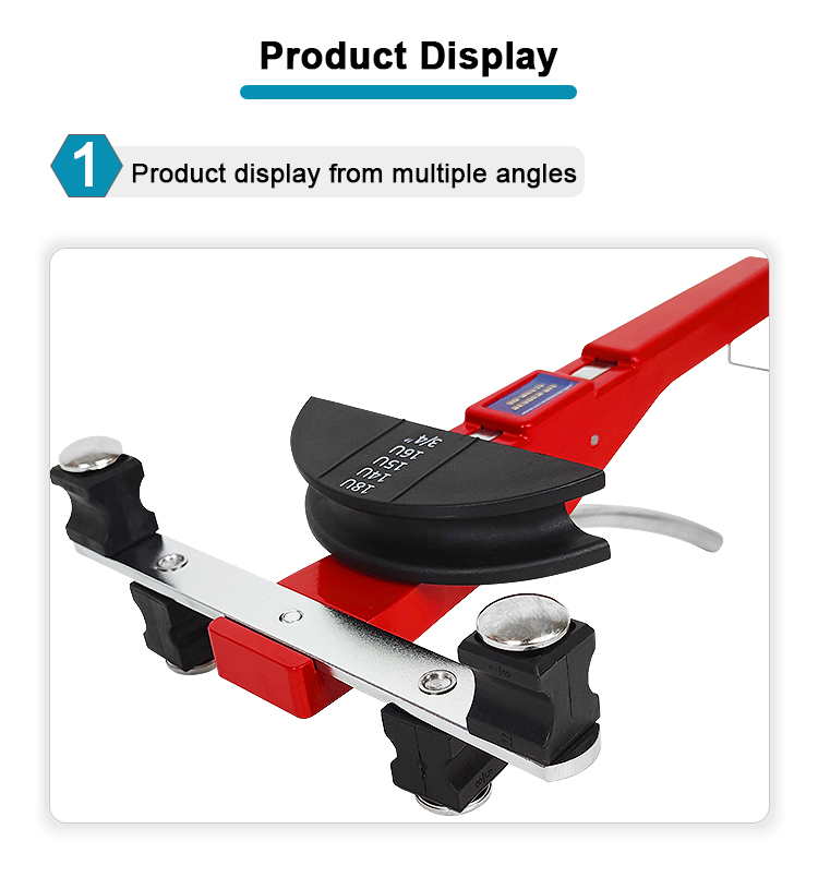 ct 999 6 22mm hand bender tool set hvac refrigeration copper pipe bending tools 90 degree tube bender kit-4