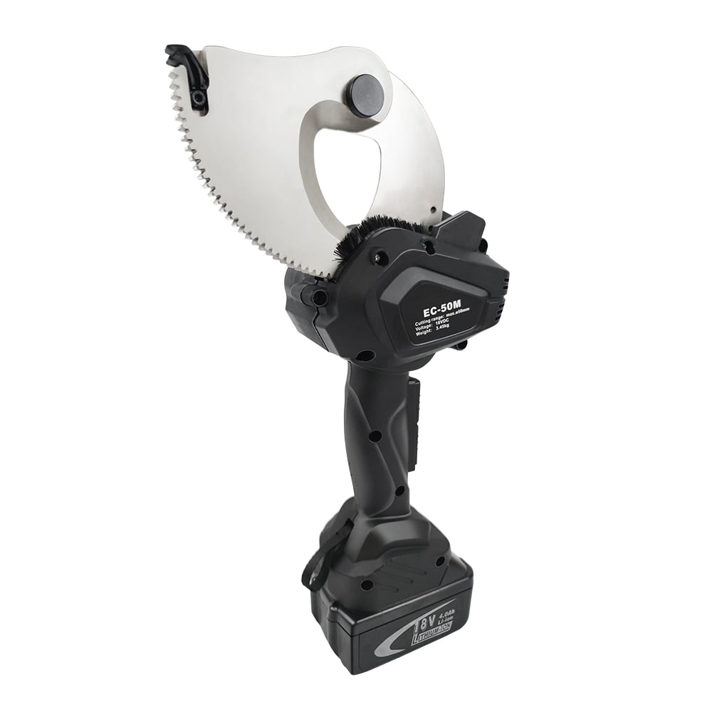 EC-50M battery-powered electric ratchet cable cutter for armored cable ACSR