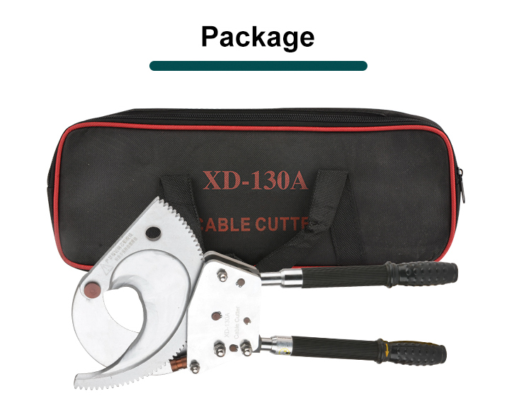 xd 130a mechanical cable scissors ratchet cable cutter-8
