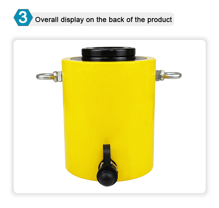 rch 6050 60 ton single acting hollow plunger cylinder-7