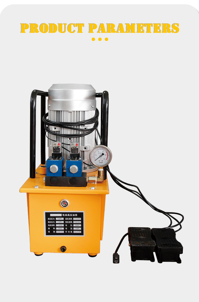 db150 z2 1500w high pressure hydraulic electric pump double acting-8