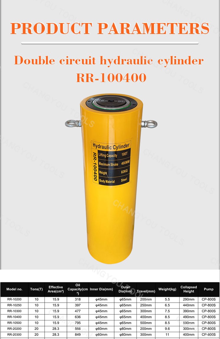 rr 100400 double acting hydraulic jack cylinder-1