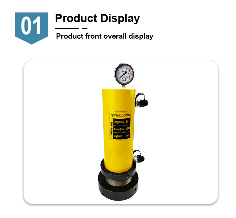 rr 50200 50ton 200mm stroke lock nut hydraulic press cylinder-5