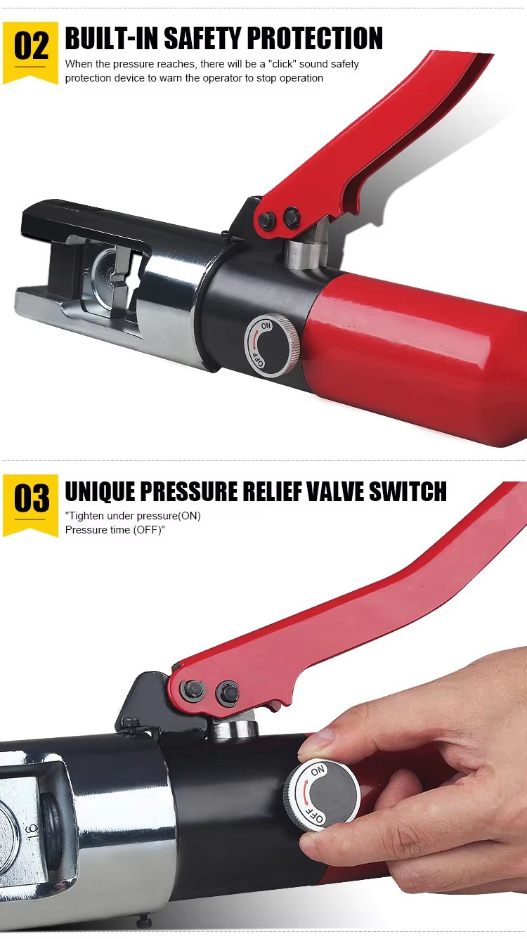 zho 300 hydraulic hand swage tools crimping tool set for 16 300 sqmm-3
