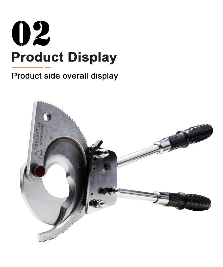xd 75a hydraulic cable cutter mechanical cable scissors ratchet with steel construction for cutting application-6